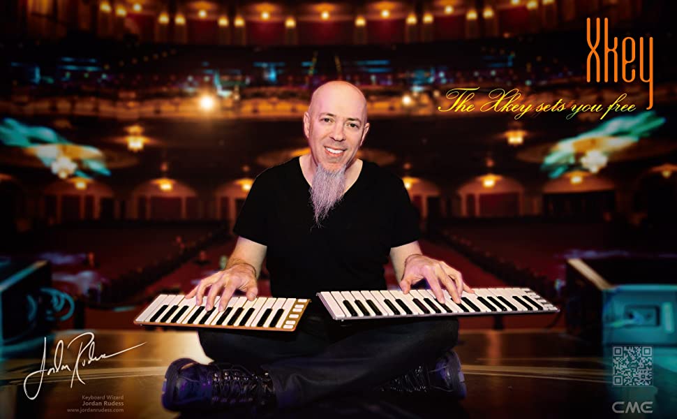 Jordan Rudess playing the Xkey 25 and Xkey 37