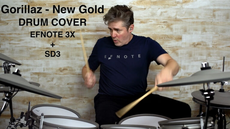 Michael Bedard plays EFNOTE 3X kit.