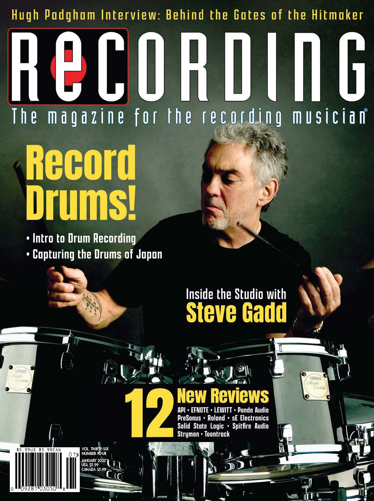 EFNOTE feature in Recording Magazine