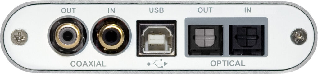 ESI U24 XL usb audio interface back side